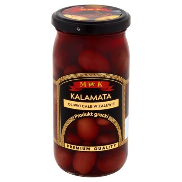 MK GREEK OLIVES KALAMATA Whole 350G LARGE