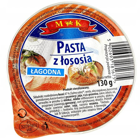 MK SALMON PASTE MILD 90G,,MK,,