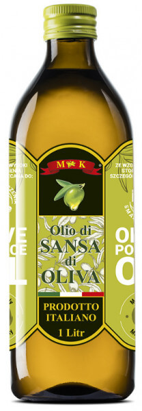 SANSA DI OLIO 1L OLIVE GLASS