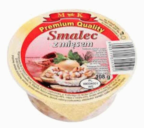 LARD WITH MEAT 108G PACK. TRANSPARENT