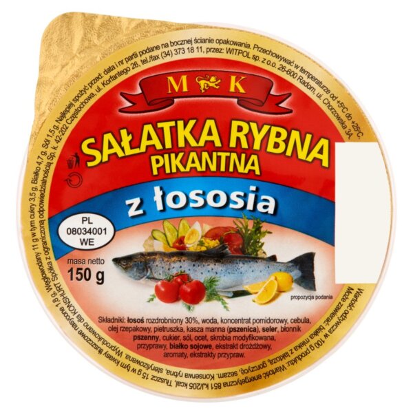 FISH SALAD WITH SPICY SALMON 150g