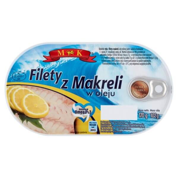 MAKREEL FILLET IN OIL RP 170g