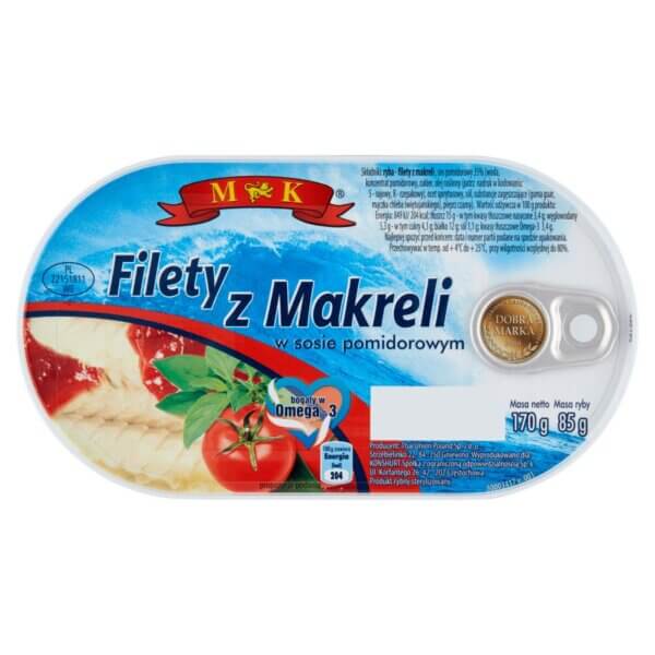 MAKREEL FILLET IN TOMATO SAUCE RP 170g