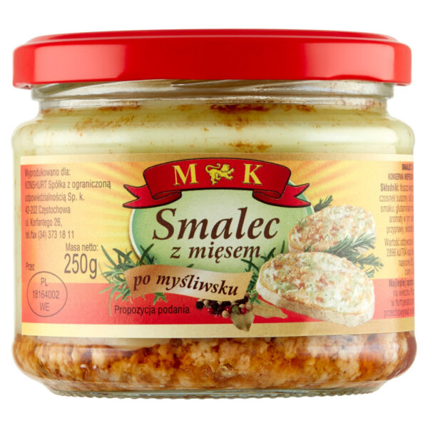 LARD WITH HUNTING MEAT 250g