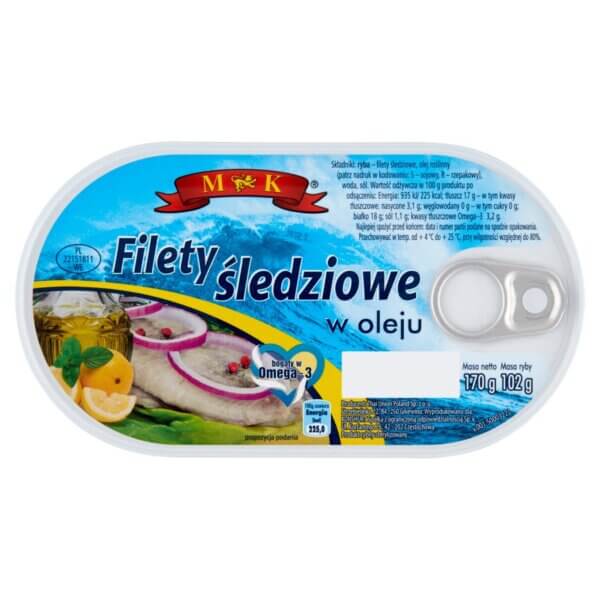 HERRING FILLET IN OIL RP 170g