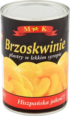 SLIED PEACHES IN SYRUP 420g