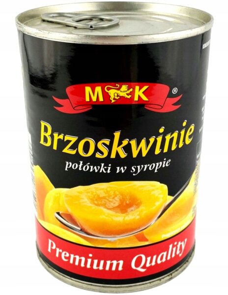 HALF PEACHES IN SYRUP 820g