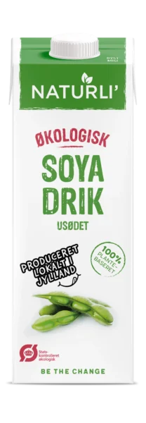 Naturli’ organic soy drink without sugar 1L
