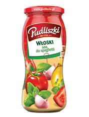 Pudliszki Italian Sauce Basil Garlic  500g