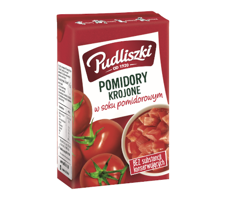 Pudliszki Chopped Tomatoes  390g
