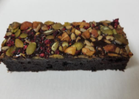 VEGAN Brownie with seeds