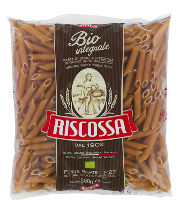 Riscossa PENNE RIGATE BIO wholegrain 500g