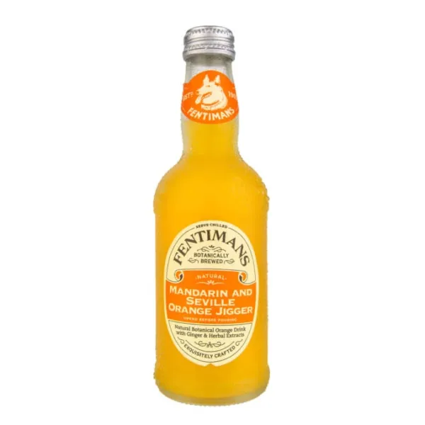 FENTIMANS 0.275L MANDARIN & SEVILLE ORANGE JIGGER SOFT DRINK